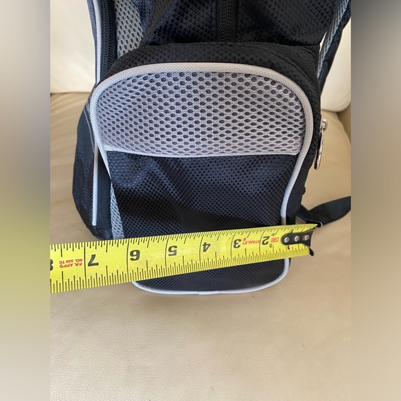 Slazenger Black Laptop Backpack New. with company’s name on - Picture 7 of 13